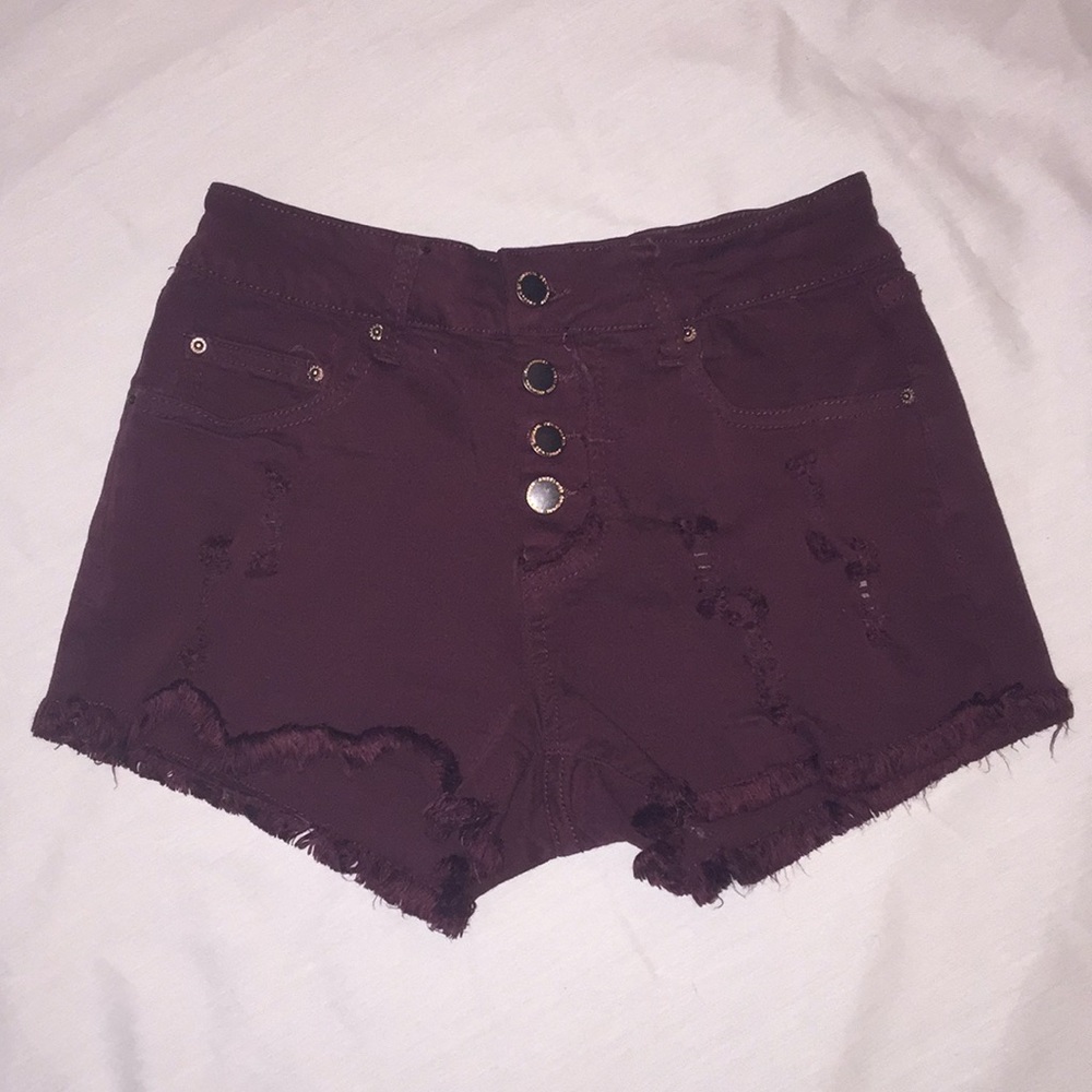 ⭐️SOFT BURGUNDY SUMMER SHORTS⭐️